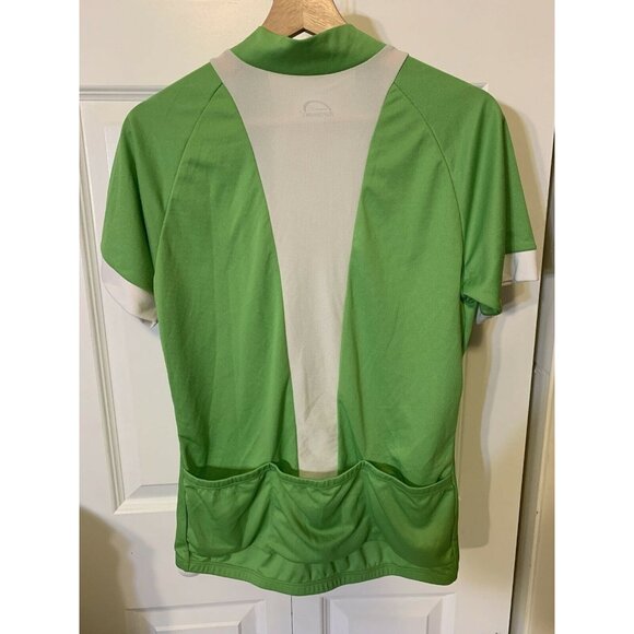 Performance Women’s Sz XL bicycle green jersey cycle full zip bike - Picture 6 of 6